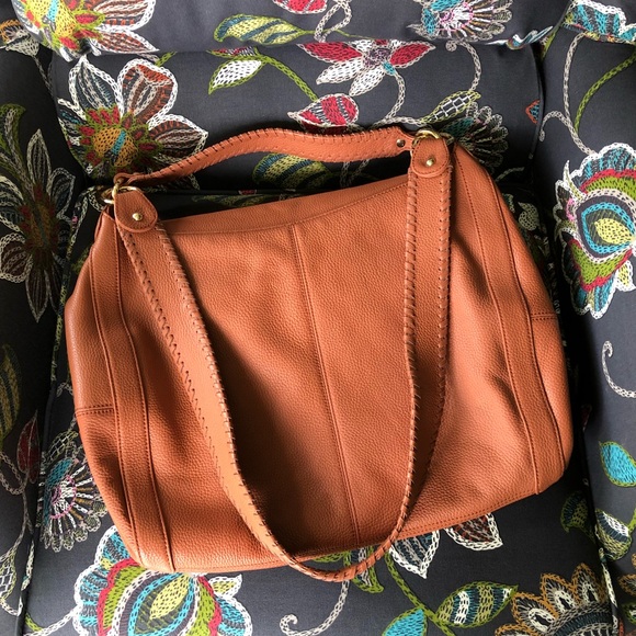 NWT Onna Ehrlich Cognac Leather Rachel Hobo Bag - Picture 3 of 8